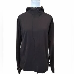 Rapha Women's Hooded‎ Black Running Jacket/Wind Breaker Size Medium